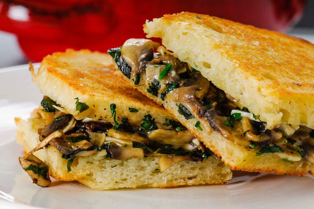 Grilled Mushroom Sandwich
