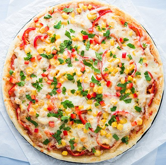 Fresh Garden Pizza (Loaded with Onion, Tomatoes)