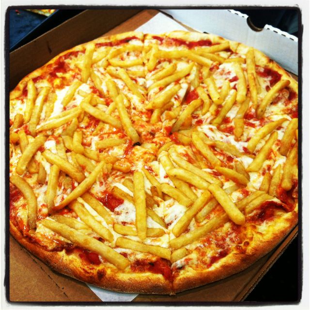 Fries Pizza (Loaded with French Fries & Veggies)