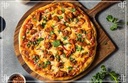 Hamdeez Spl EV Pizza (Loaded with Classic Chkn, Chkn Tikka, Peri Peri Chkn, Onions, Olive, Jalapeno & Cheese) (copy)