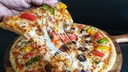 Indian Farm House Pizza (Loaded with Grilled Mushroom, Olives, Onion, Capsicum)